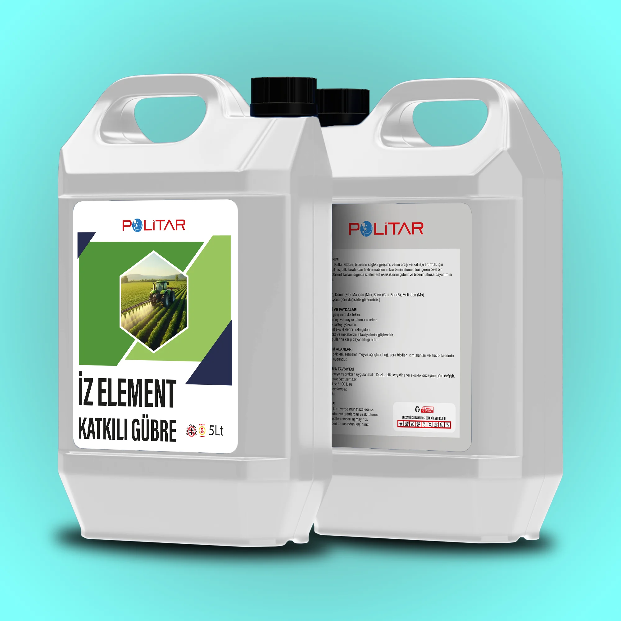 5Lt Sıvı İz Element Katkılı Gübre 5Lt Sıvı İz Element Katkılı Gübre - Görsel 1